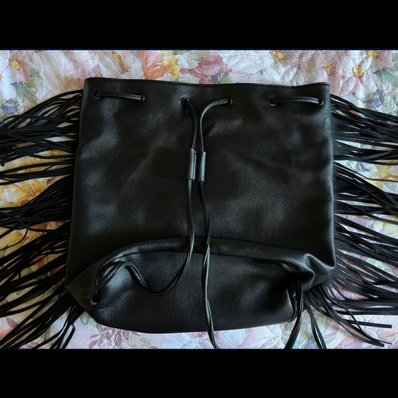 Victoria’s Secret Fringe Drawstring Bag - Picture 3 of 3